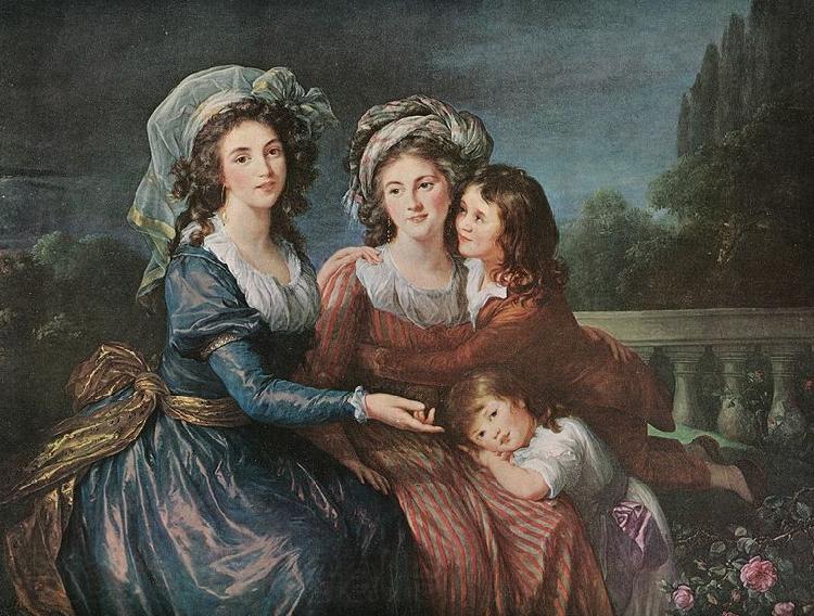 elisabeth vigee-lebrun The Marquise de Pezay France oil painting art